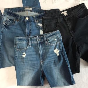 Denim jeans pants bundle lot !